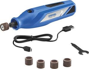 Nail grinder with USB cord and separate sanding wheels